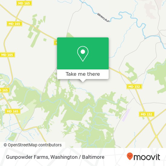 Mapa de Gunpowder Farms