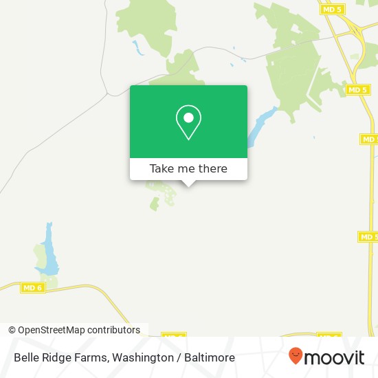 Belle Ridge Farms map