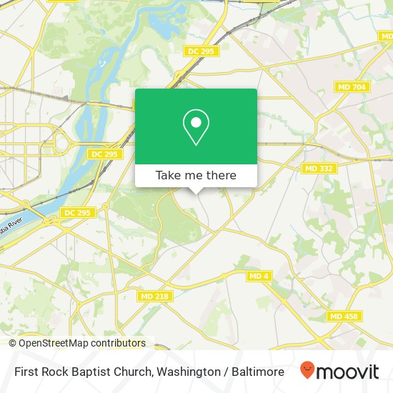 First Rock Baptist Church map