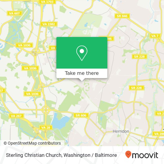 Sterling Christian Church map