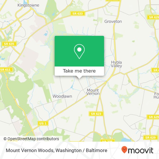 Mapa de Mount Vernon Woods