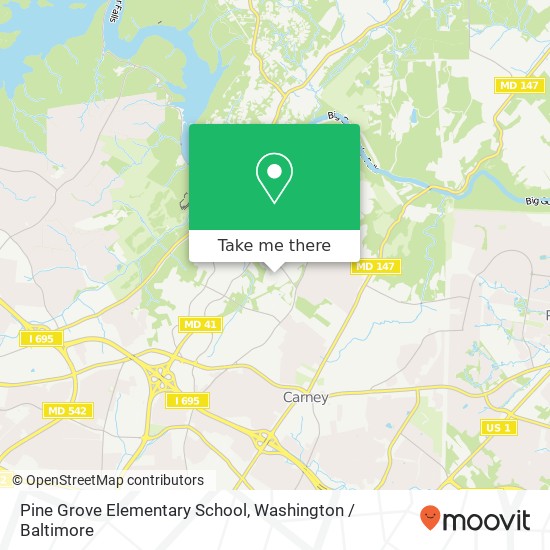Mapa de Pine Grove Elementary School