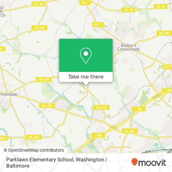 Mapa de Parklawn Elementary School