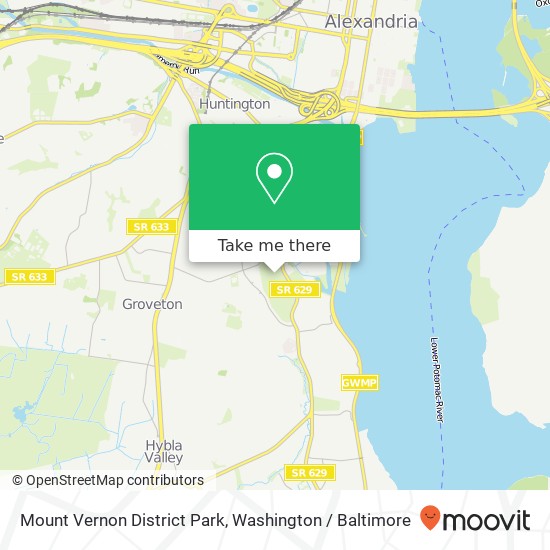 Mount Vernon District Park map