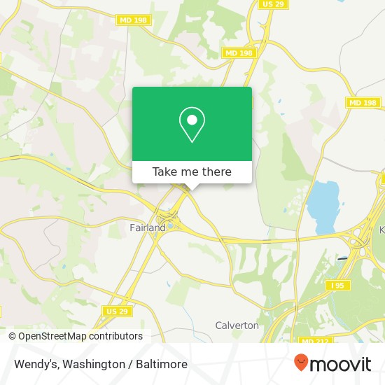 Wendy's map