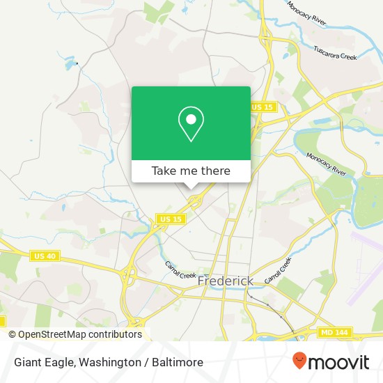 Mapa de Giant Eagle