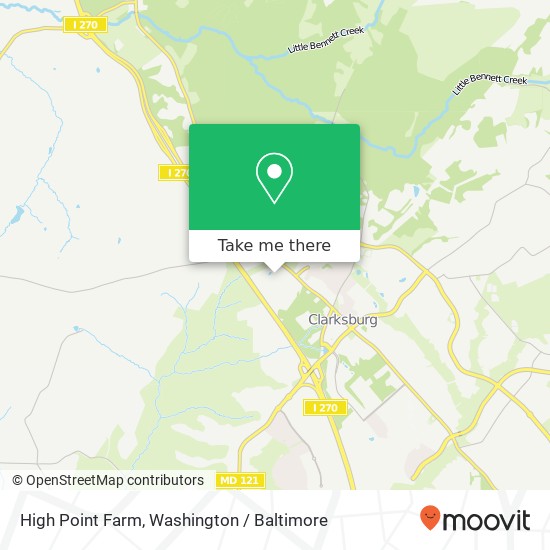 Mapa de High Point Farm