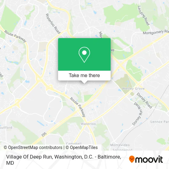 Village Of Deep Run map