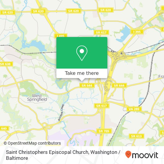 Saint Christophers Episcopal Church map