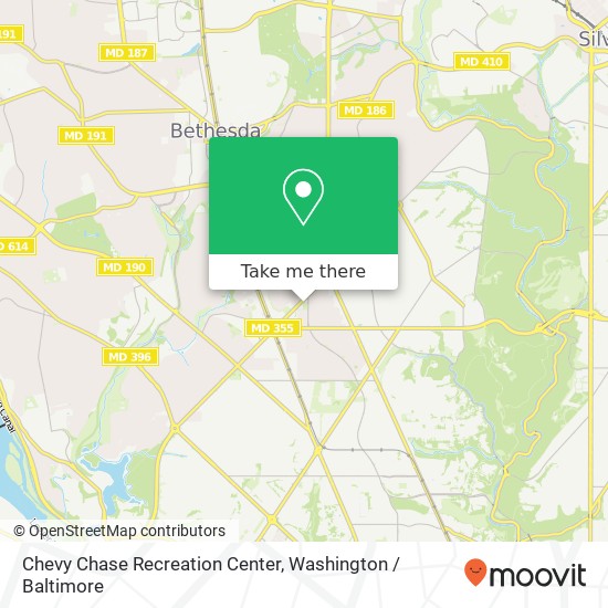 Chevy Chase Recreation Center map