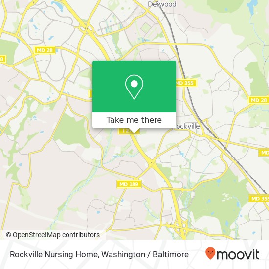 Rockville Nursing Home map