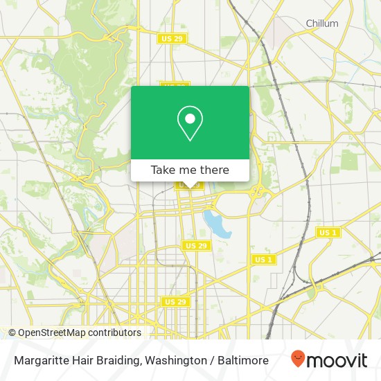 Margaritte Hair Braiding map