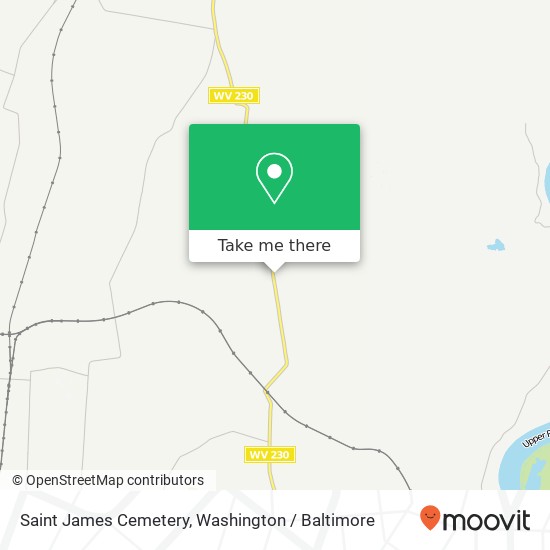 Saint James Cemetery map