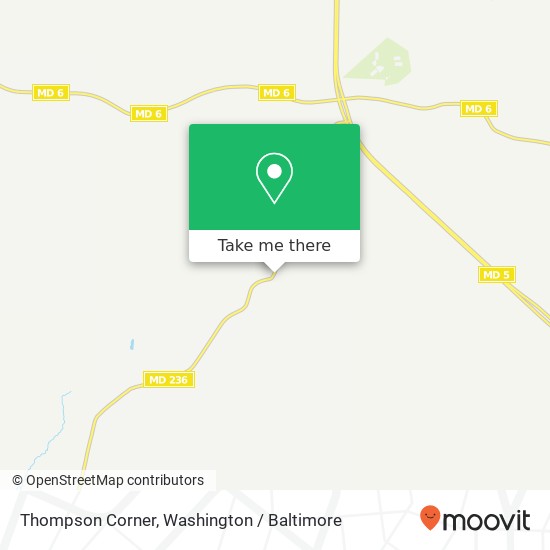 Thompson Corner map