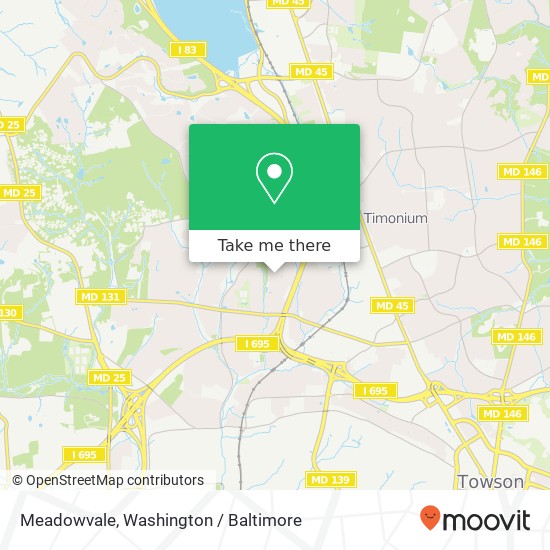 Mapa de Meadowvale