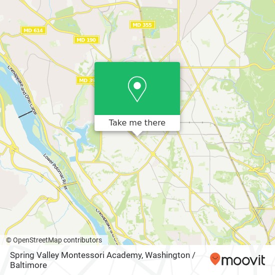 Mapa de Spring Valley Montessori Academy