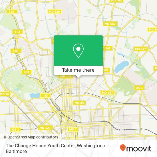 Mapa de The Change House Youth Center