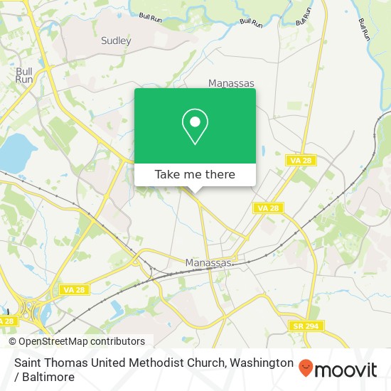 Mapa de Saint Thomas United Methodist Church