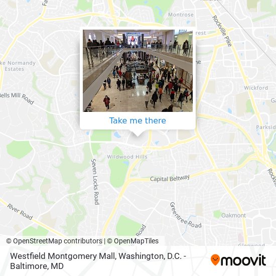 Westfield Montgomery Mall map