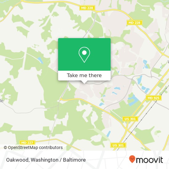 Mapa de Oakwood