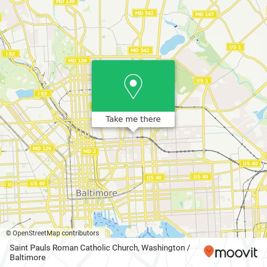 Mapa de Saint Pauls Roman Catholic Church