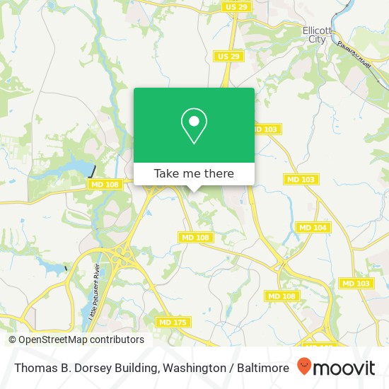 Mapa de Thomas B. Dorsey Building