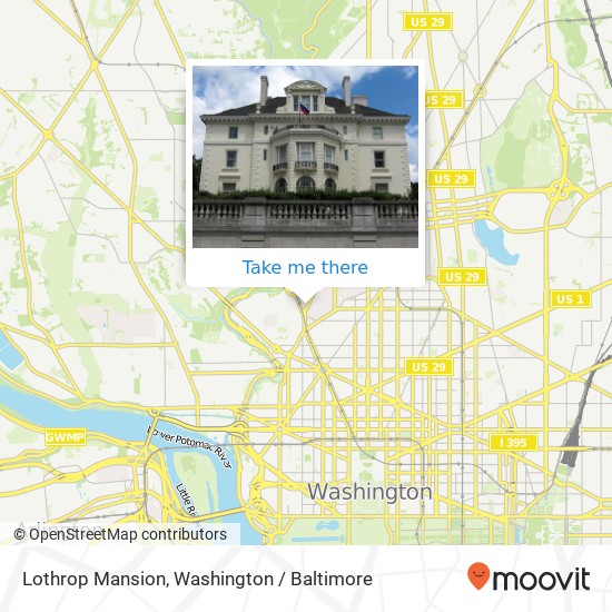 Lothrop Mansion map