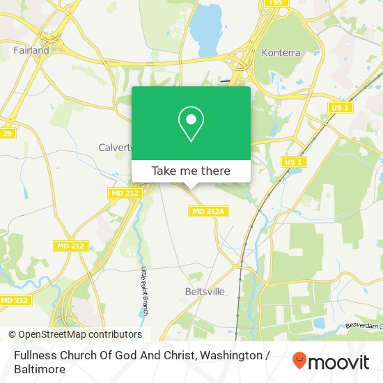 Fullness Church Of God And Christ map