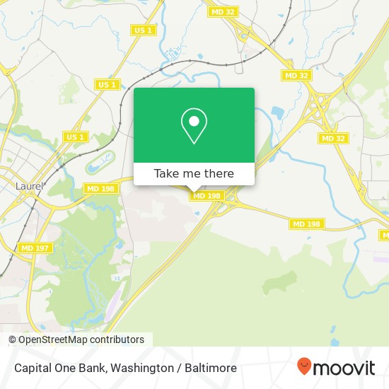 Capital One Bank map