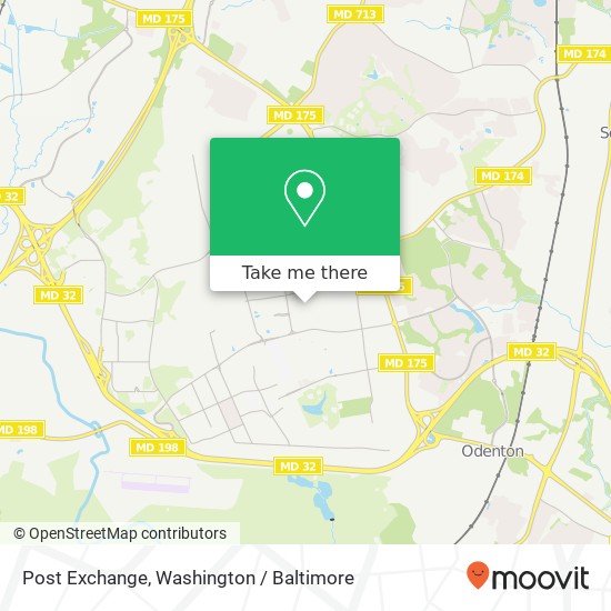 Post Exchange map