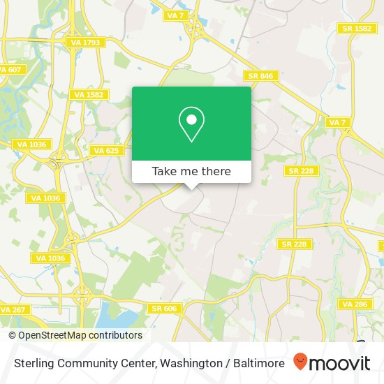 Mapa de Sterling Community Center