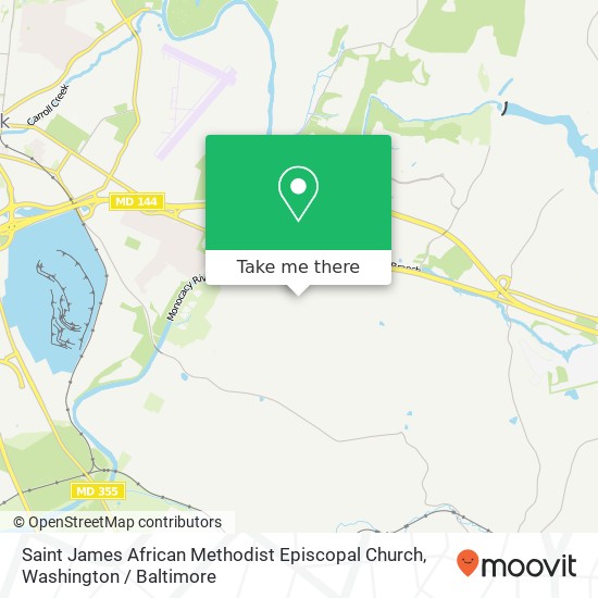 Saint James African Methodist Episcopal Church map