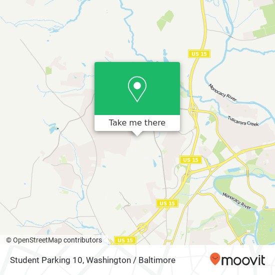 Student Parking 10 map