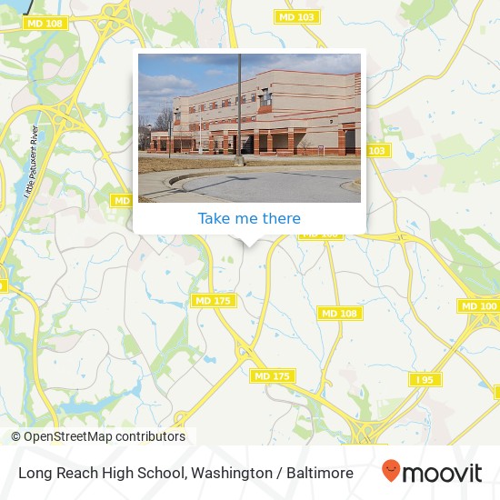 Long Reach High School map