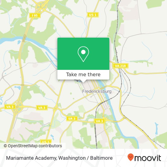 Mapa de Mariamante Academy