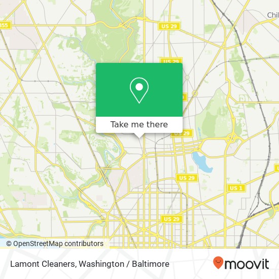 Lamont Cleaners map