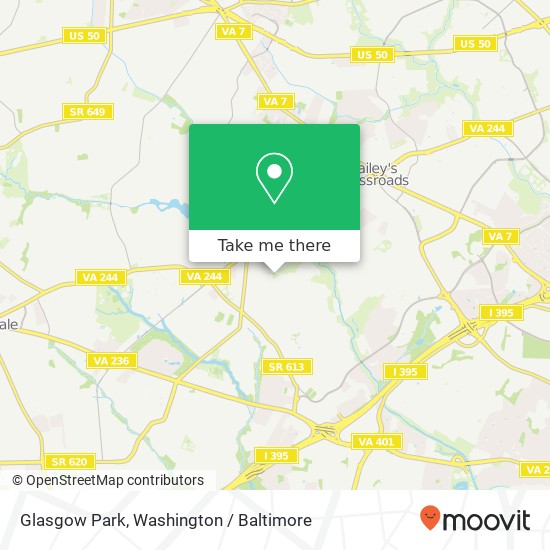 Mapa de Glasgow Park