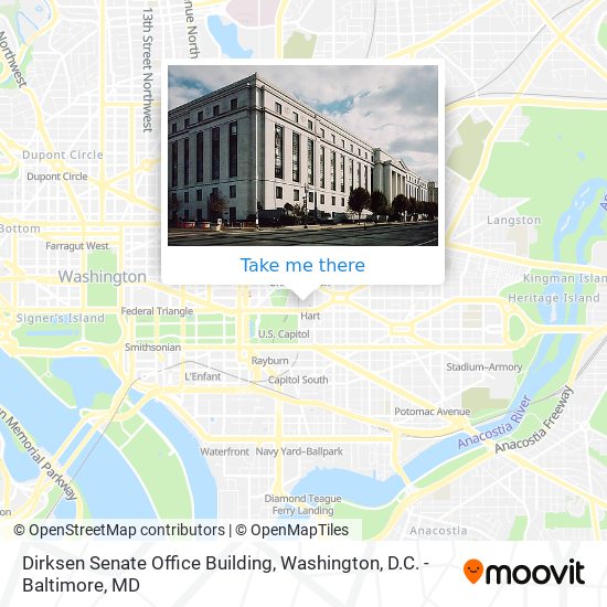 Dirksen Senate Office Building map