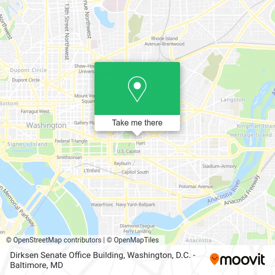 Dirksen Senate Office Building map