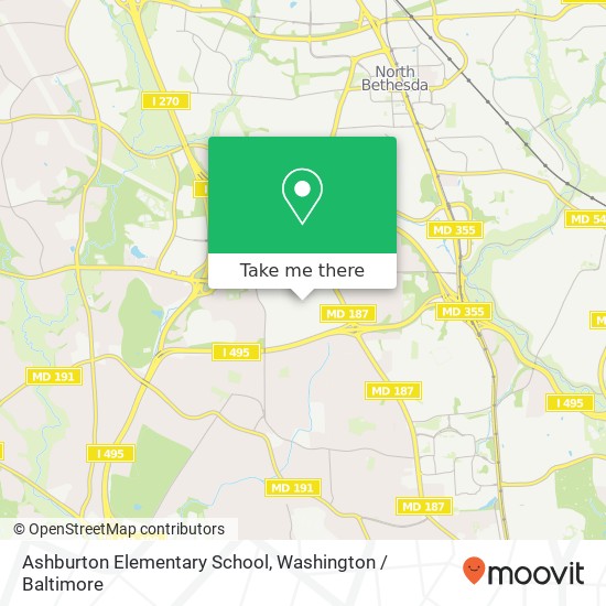 Mapa de Ashburton Elementary School