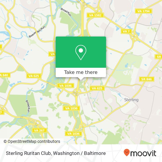 Mapa de Sterling Ruritan Club