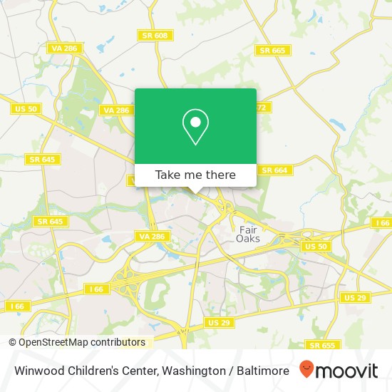 Winwood Children's Center map