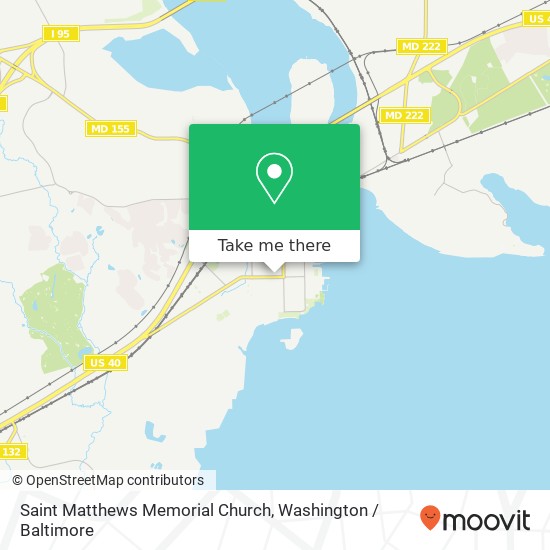 Saint Matthews Memorial Church map