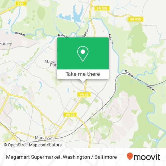 Megamart Supermarket map