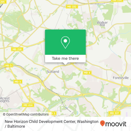 New Horizon Child Development Center map