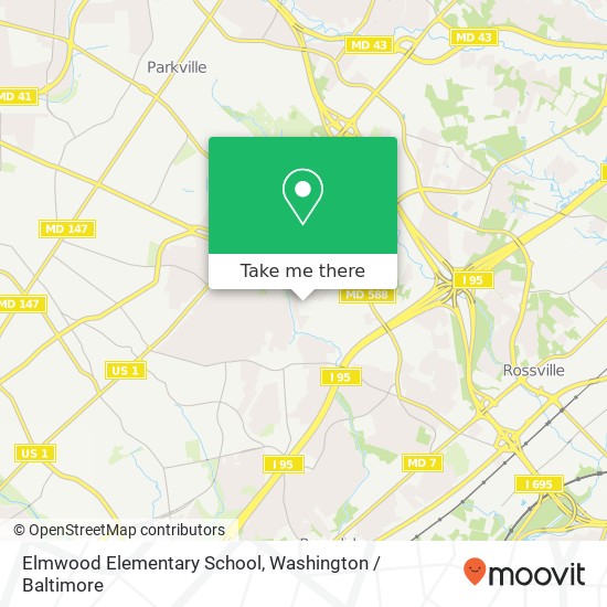 Mapa de Elmwood Elementary School