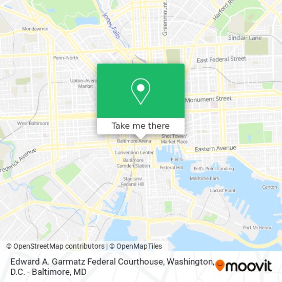 Mapa de Edward A. Garmatz Federal Courthouse