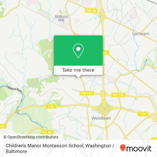 Mapa de Children's Manor Montessori School