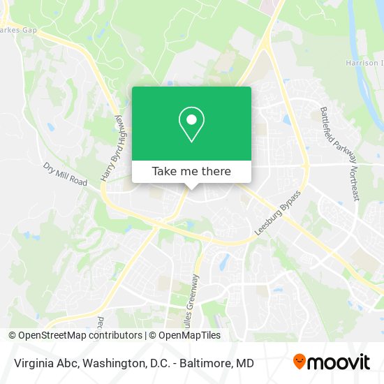 Mapa de Virginia Abc