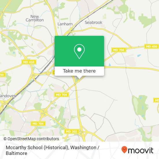 Mapa de Mccarthy School (Historical)